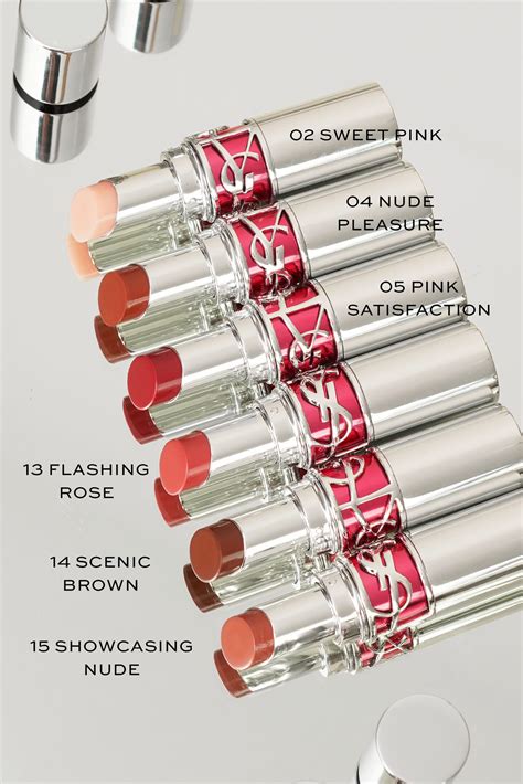 ysl gloss volupte 201|ysl candy glaze 14.